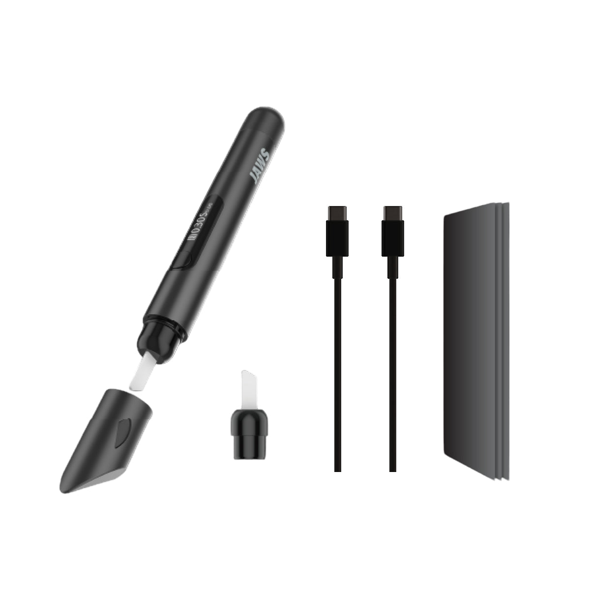 Yocan Black JAWS Hot Knife and Thermometer - What's in the Box
