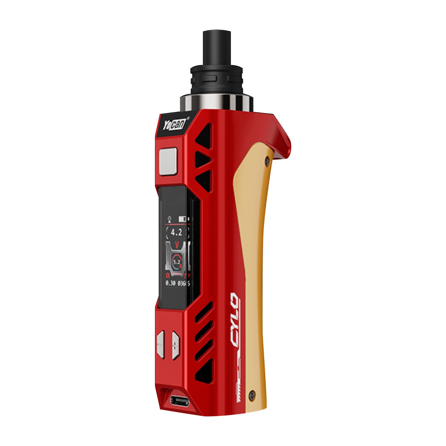 Yocan Cylo Vaporizer - Red-Gold