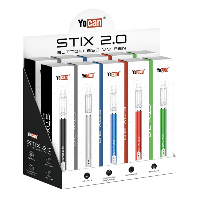 Yocan Stix 2.0 Vaporizer Pen - Box of 10